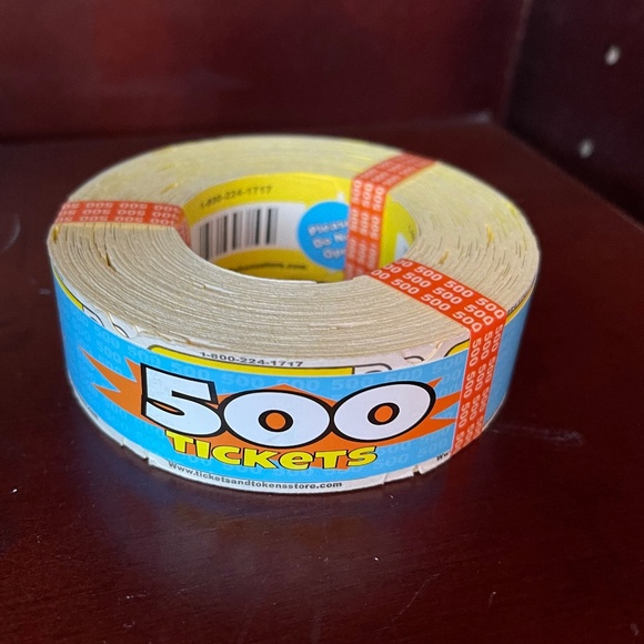 raffle tickets Other - Raffle roll of 500 Tickets